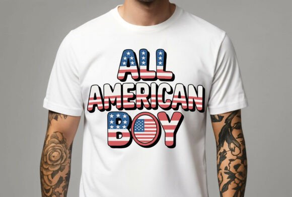 All American Boy with Us Flag Design Review