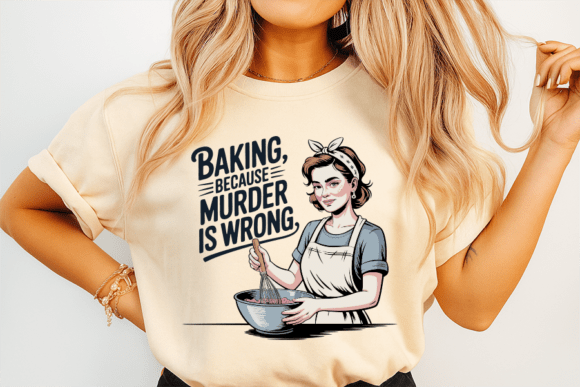 Baking Because Murder Is Wrong Embroidery Review
