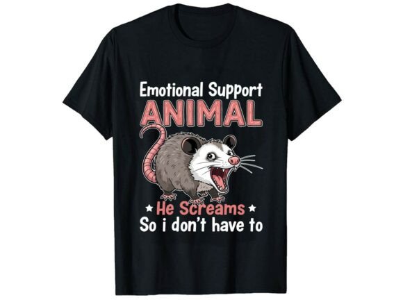 Emotional Support Animal Funny T-Shirt Review