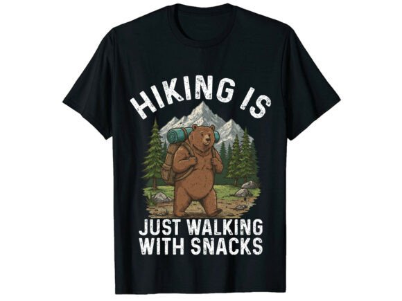 Hiking Is Just Outdoor T-Shirt Svg Review