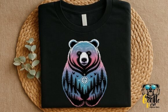 Retro Forest Bear Vintage Wildlife Embroidery Review