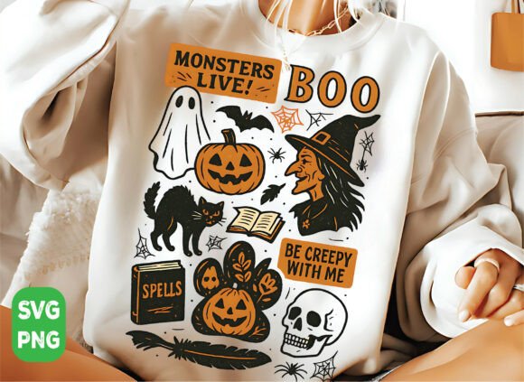 Retro Halloween Ghost Png, Witchy Vibes Review