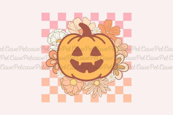 Retro Pumpkin Halloween Sublimation PNG Review