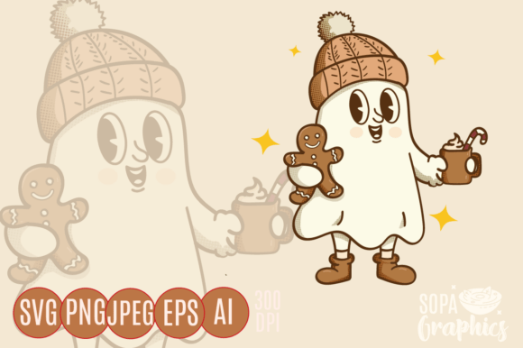 Retro Winter Ghost with Hot Chocolate Review