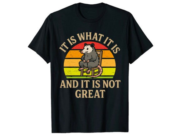 Review: Funny Opossum T-Shirt Design
