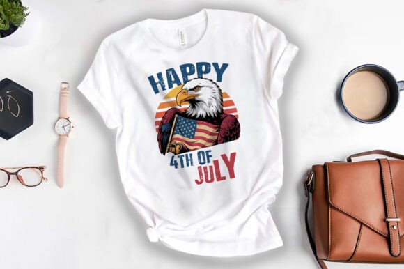Reviewing Happy 4th July USA Flag T-shirts Design