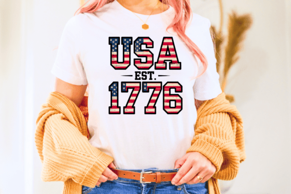 USA Since 1776 Png and Svg T-Shirt