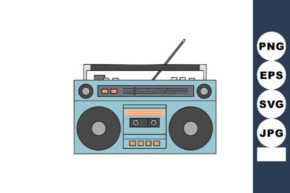 Vintage Blue Portable Radio Cassette Pla Review